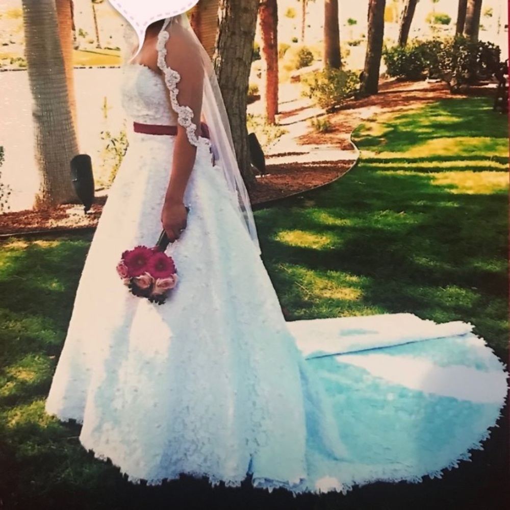David’s bridal Wedding dress